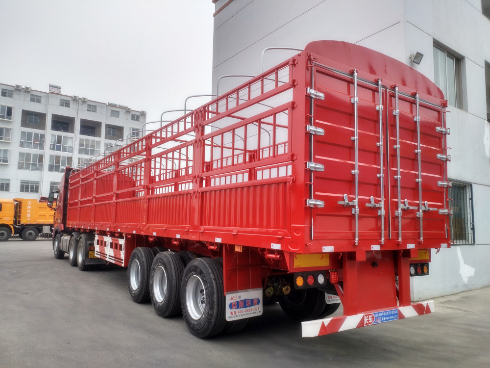 11米直梁倉柵式半掛車