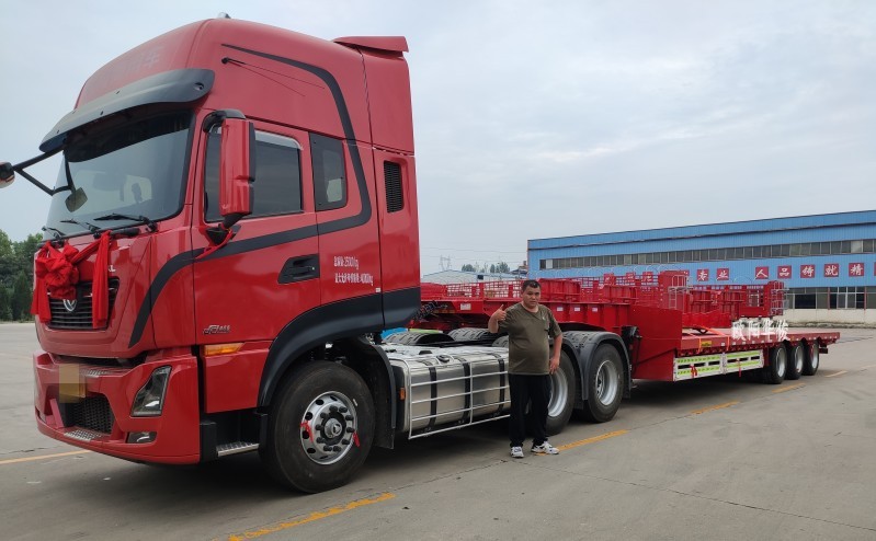 13.75米平板半掛車